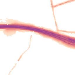 Night-time road noise heatmap for WF3 3EZ