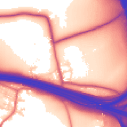 Daytime road noise heatmap for WF3 3FE