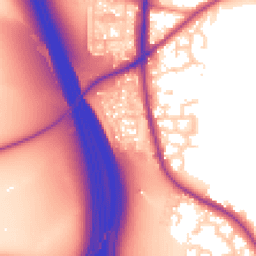 Daytime road noise heatmap for WF3 3FR