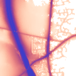 Daytime road noise heatmap for WF3 3FT
