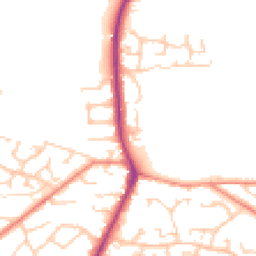 Daytime road noise heatmap for WF3 3FU