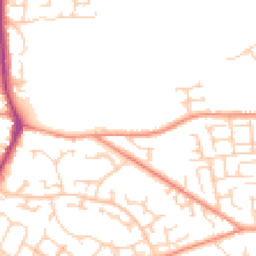 Daytime road noise heatmap for WF3 3HU