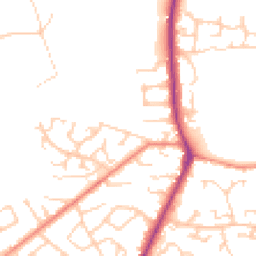 Daytime road noise heatmap for WF3 3HZ