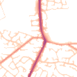 Daytime road noise heatmap for WF3 3JE