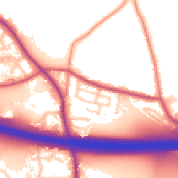 Daytime road noise heatmap for WF3 3LF