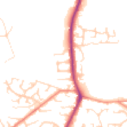 Daytime road noise heatmap for WF3 3LX