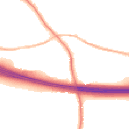 Night-time road noise heatmap for WF3 3NG