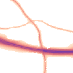 Night-time road noise heatmap for WF3 3NQ