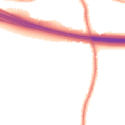 Night-time road noise heatmap for WF3 3NT