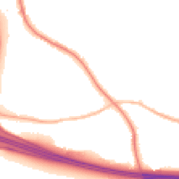 Night-time road noise heatmap for WF3 3PW
