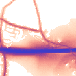 Daytime road noise heatmap for WF3 3QN