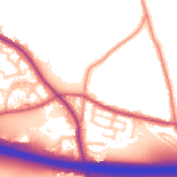 Daytime road noise heatmap for WF3 3RG