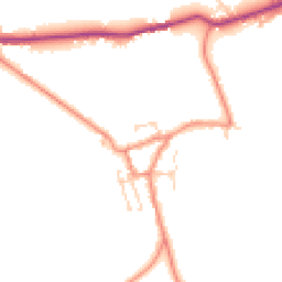 Daytime road noise heatmap for WF3 3RN