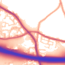 Daytime road noise heatmap for WF3 3RU