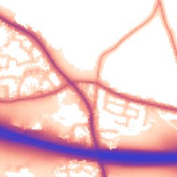 Daytime road noise heatmap for WF3 3RX