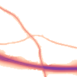 Night-time road noise heatmap for WF3 3RX