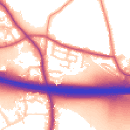 Daytime road noise heatmap for WF3 3ST