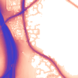 Daytime road noise heatmap for WF3 3TT