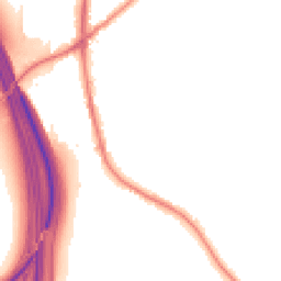 Night-time road noise heatmap for WF3 3TT