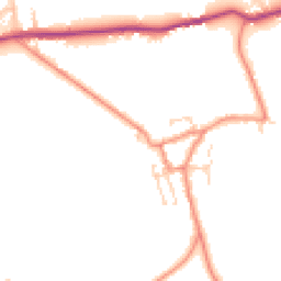 Daytime road noise heatmap for WF3 3TW