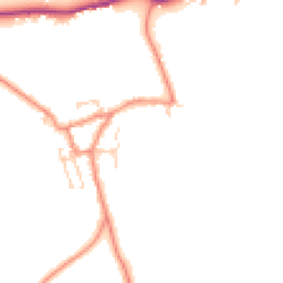 Daytime road noise heatmap for WF3 3UF