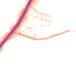 Daytime road noise heatmap for WF3 4AR