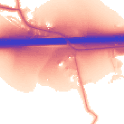 Daytime road noise heatmap for WF3 4EY