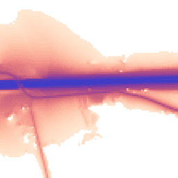 Daytime road noise heatmap for WF3 4FA