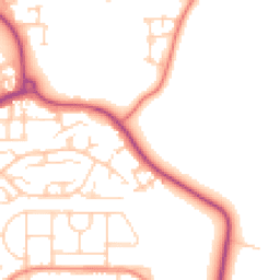 Daytime road noise heatmap for WF3 4GQ