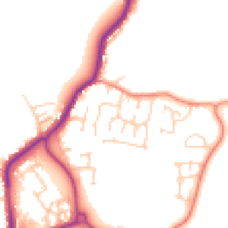 Daytime road noise heatmap for WF3 4JX