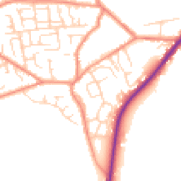 Daytime road noise heatmap for WF3 4PA
