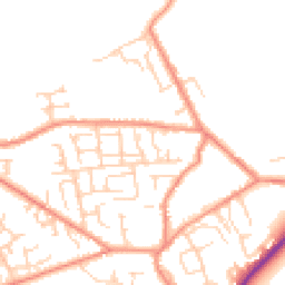 Daytime road noise heatmap for WF3 4QE