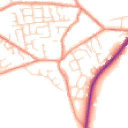Daytime road noise heatmap for WF3 4QN