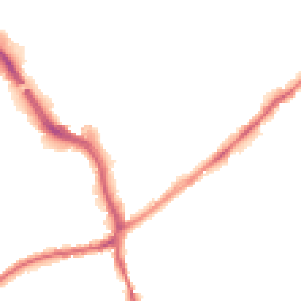 Night-time road noise heatmap for WF8 1AP