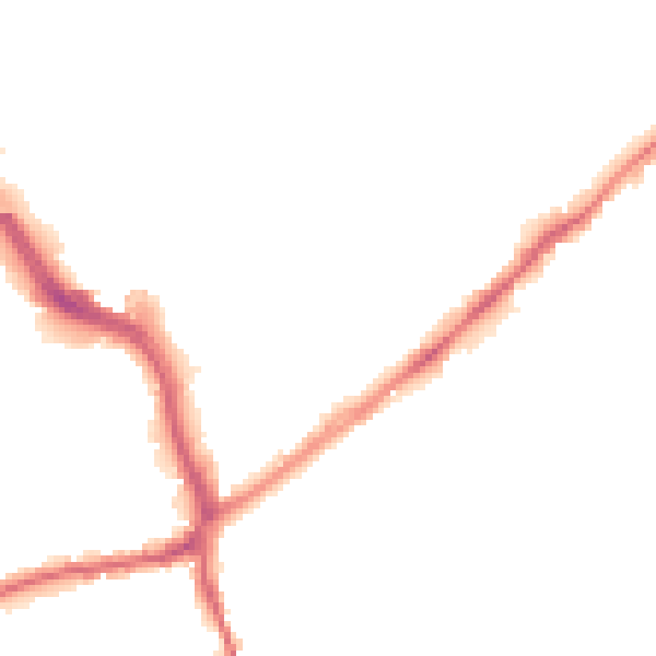 Night-time road noise heatmap for WF8 1AU