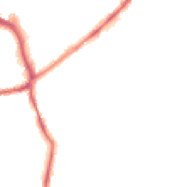 Night-time road noise heatmap for WF8 1BH