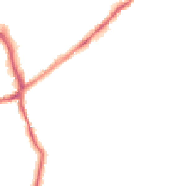 Night-time road noise heatmap for WF8 1BU