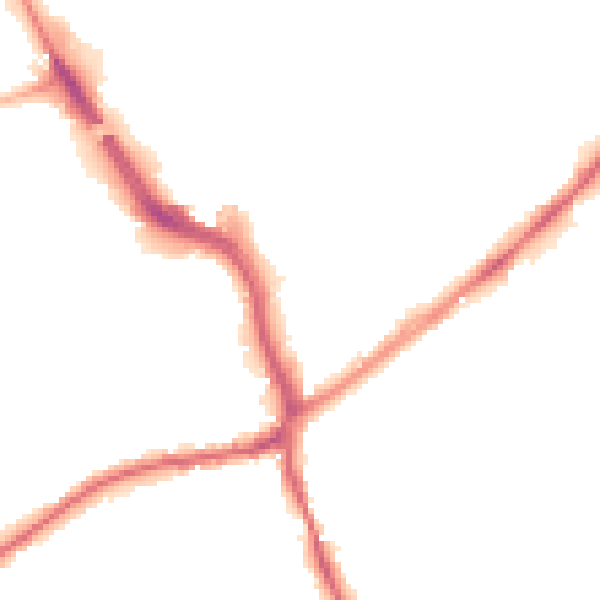 Night-time road noise heatmap for WF8 1DJ