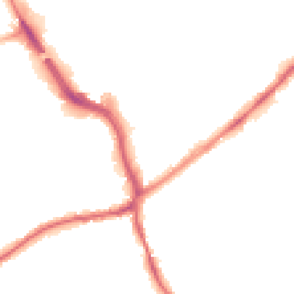 Night-time road noise heatmap for WF8 1DR