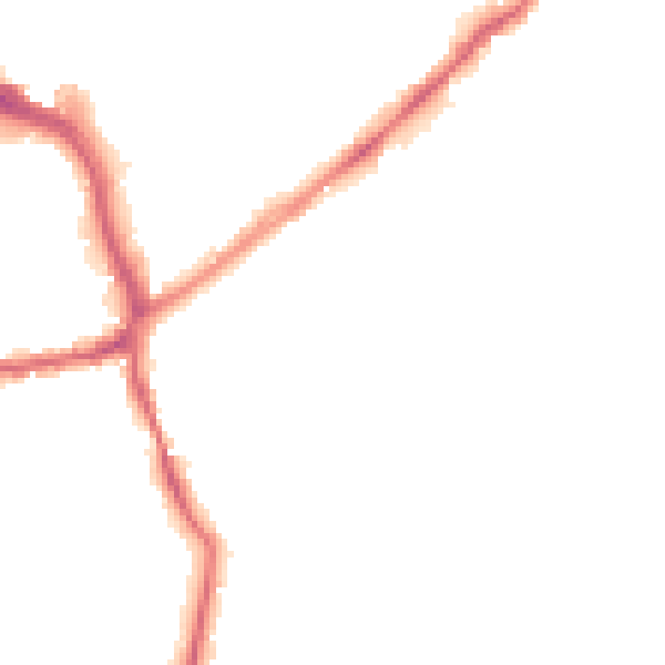 Night-time road noise heatmap for WF8 1DY