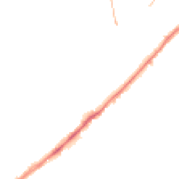 Night-time road noise heatmap for WF8 1EG