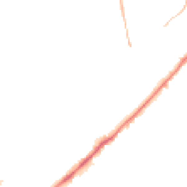 Night-time road noise heatmap for WF8 1EP