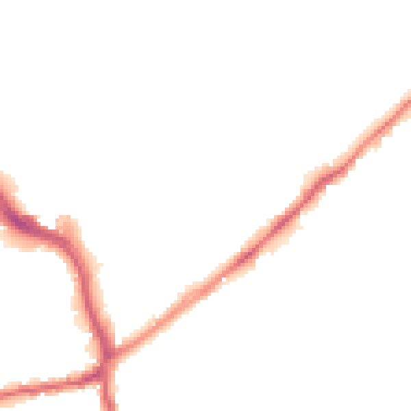 Night-time road noise heatmap for WF8 1HE