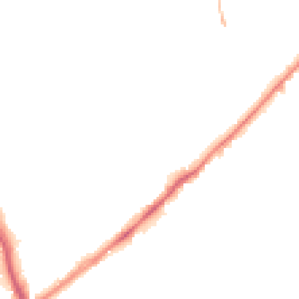 Night-time road noise heatmap for WF8 1HL