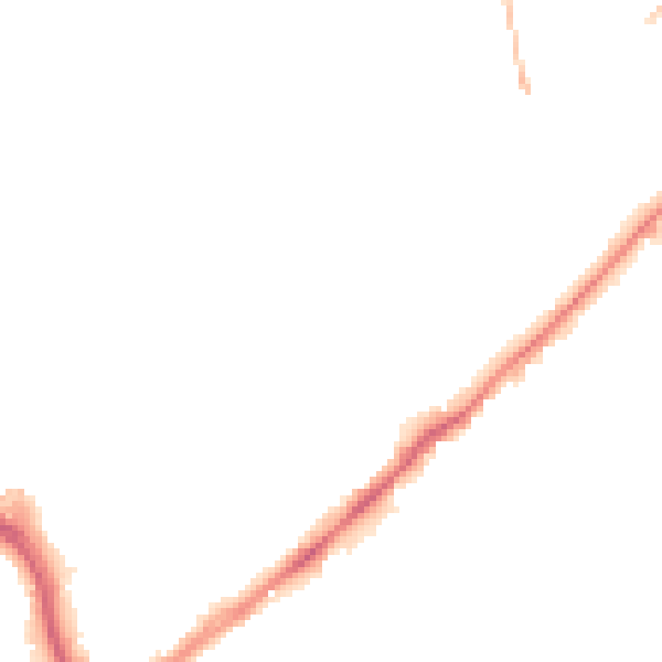 Night-time road noise heatmap for WF8 1HW