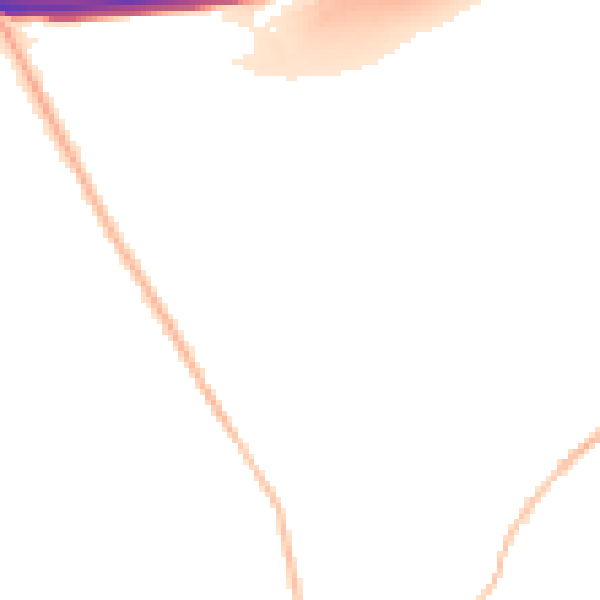 Night-time road noise heatmap for WF8 1SY
