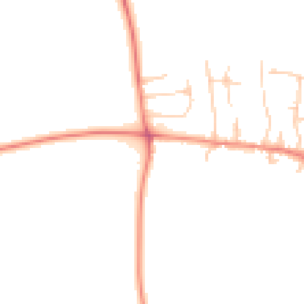 Daytime road noise heatmap for WF8 3AH