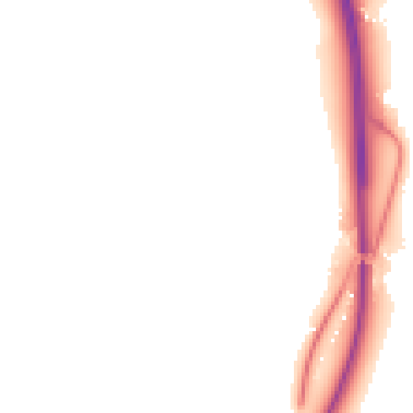 Night-time road noise heatmap for WF8 3AL