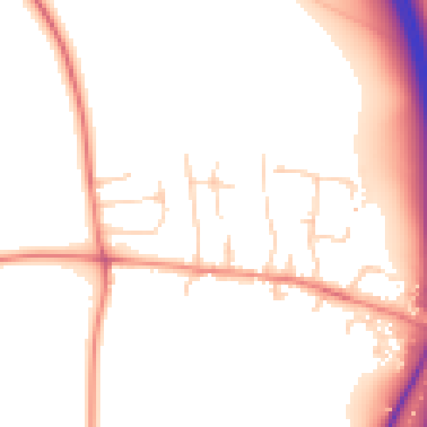 Daytime road noise heatmap for WF8 3AY