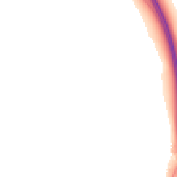 Night-time road noise heatmap for WF8 3BA